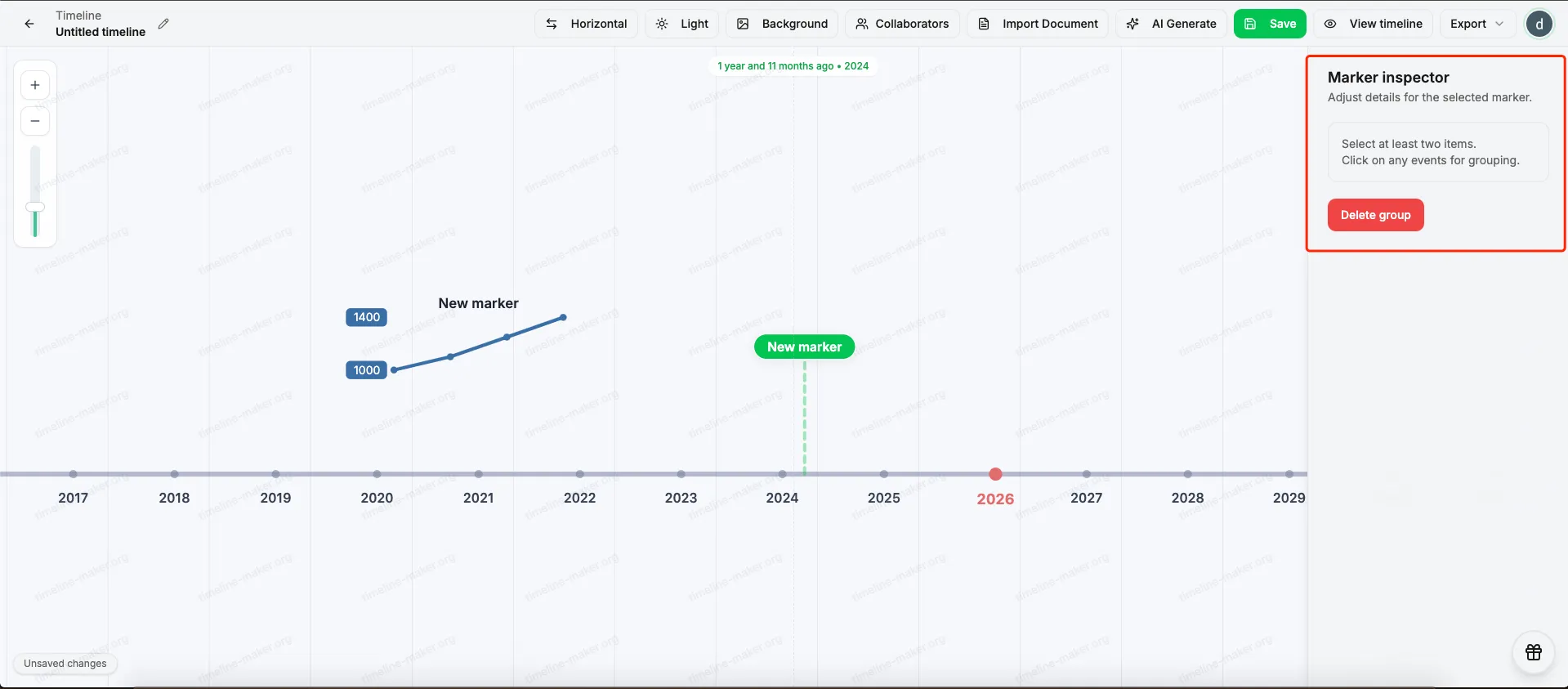 S18 - Grouping hint in inspector