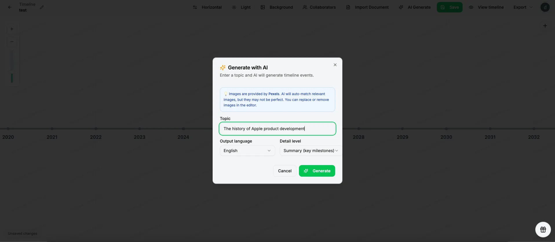 S32 - AI generate dialog with topic and options